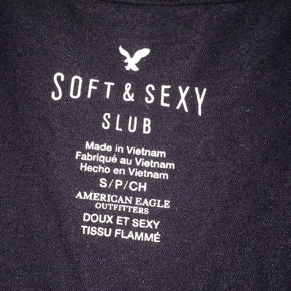 blue and purple ombré american eagle shirt - Picture 4 of 4